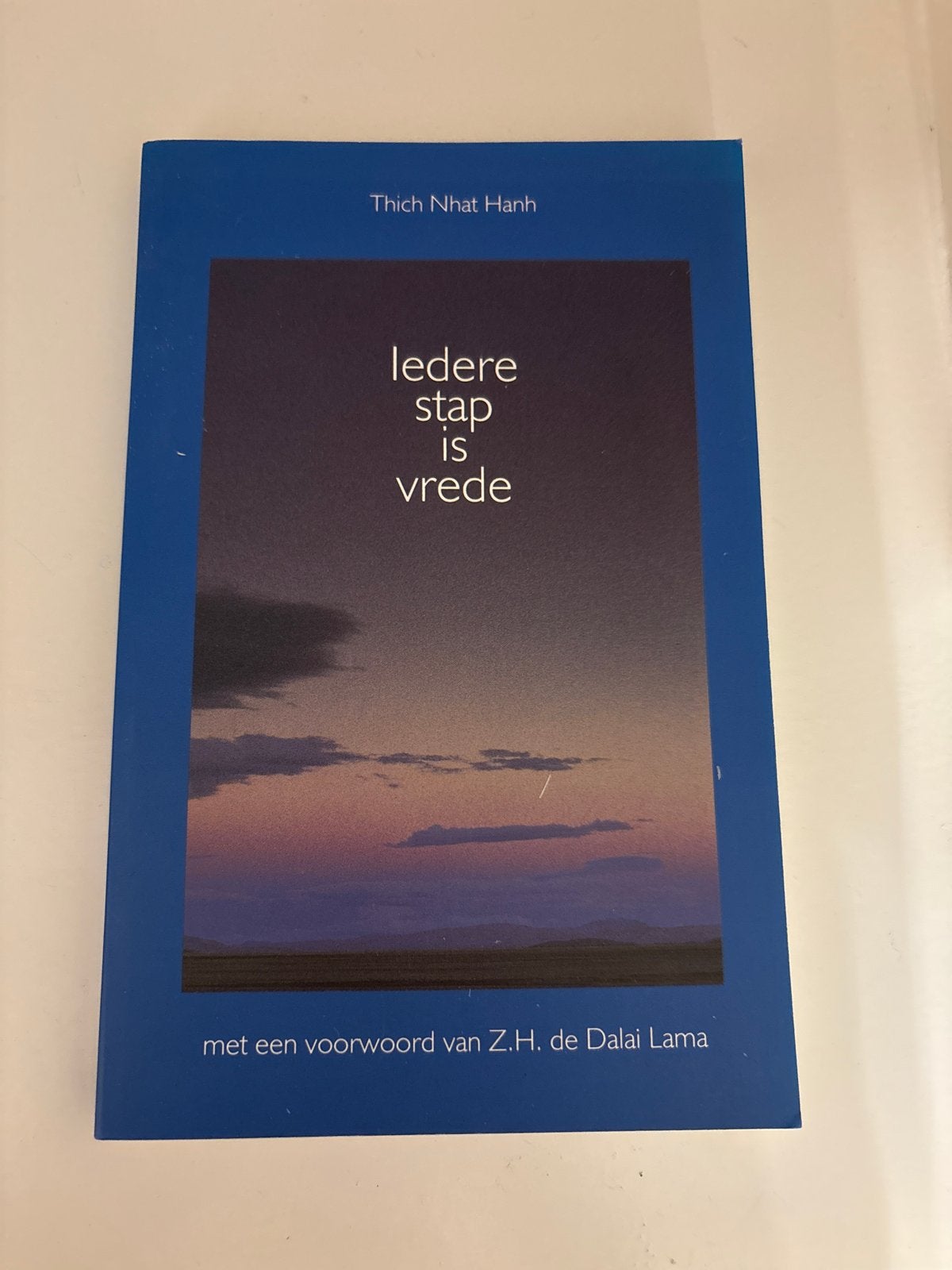 Iedere stap is vrede - Thich Nhat Hanh, Ophalen of Verzenden, Zo goed als nieuw, Spiritualiteit algemeen, Achtergrond en Informatie