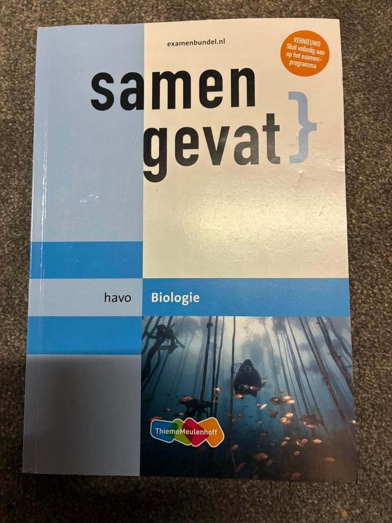 Samengevat havo Biologie, Ophalen of Verzenden, Zo goed als nieuw, HAVO, Biologie