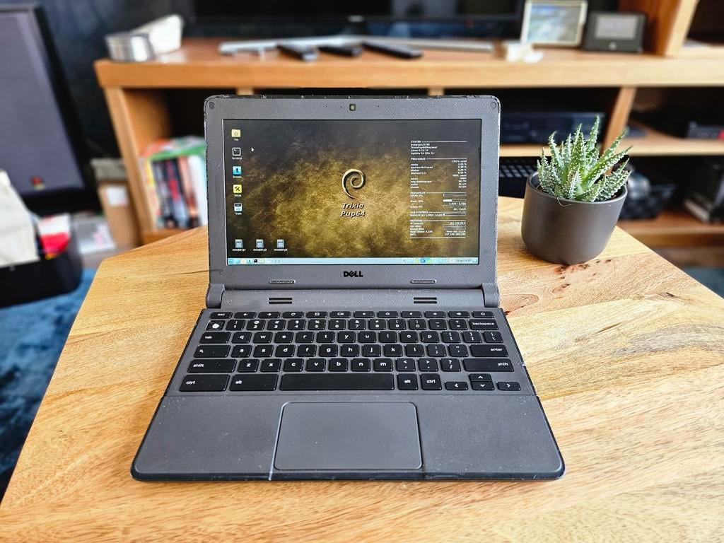 Dell 'Chromebook' 11 3120 (zie omschrijving), Computers en Software, Chromebooks, Gebruikt, 11 inch, 4 GB of minder, 32 GB of minder