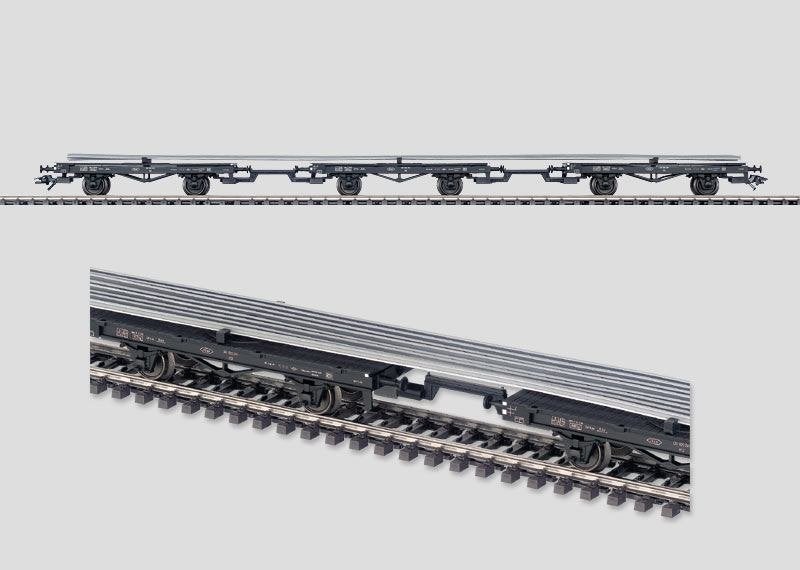 Märklin 45095 Transportwagens met railprofielen AC DC, Gelijkstroom of Wisselstroom, Ophalen of Verzenden, Märklin, Nieuw