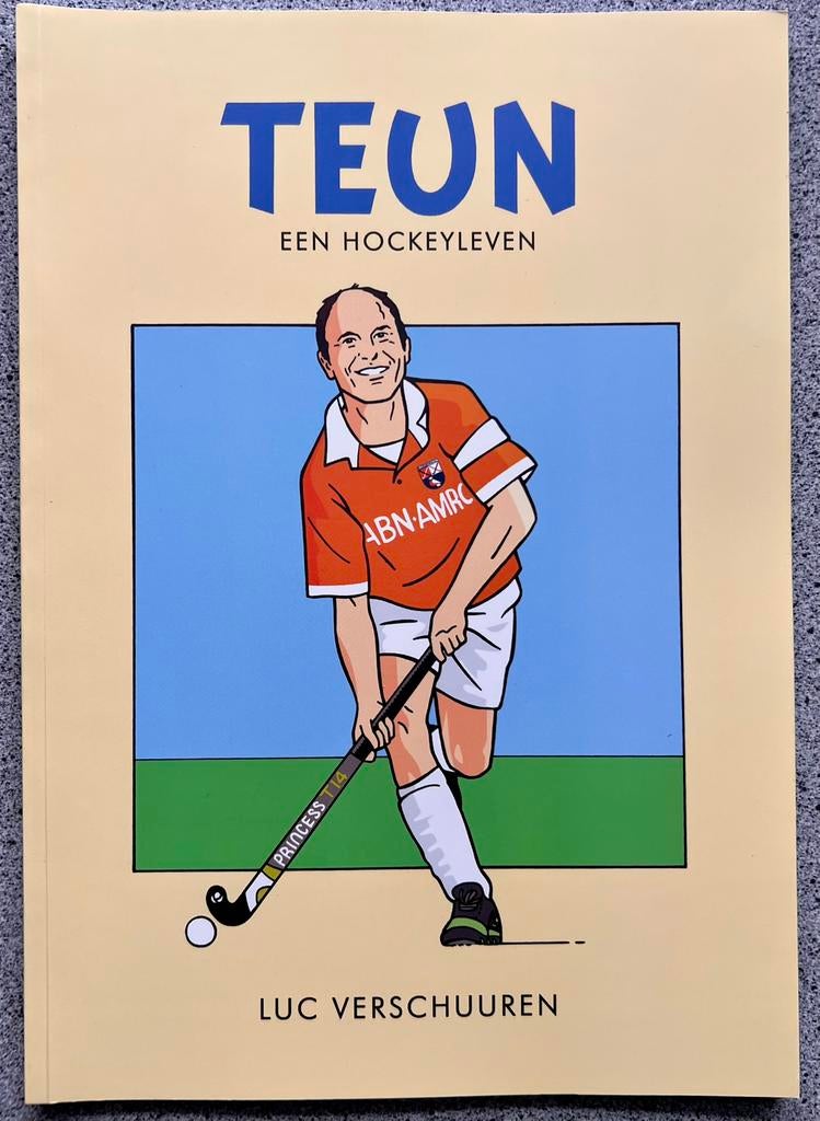 Stripboek “Teun een hockeyleven” NIEUW, Ophalen of Verzenden, Nieuw, Balsport
