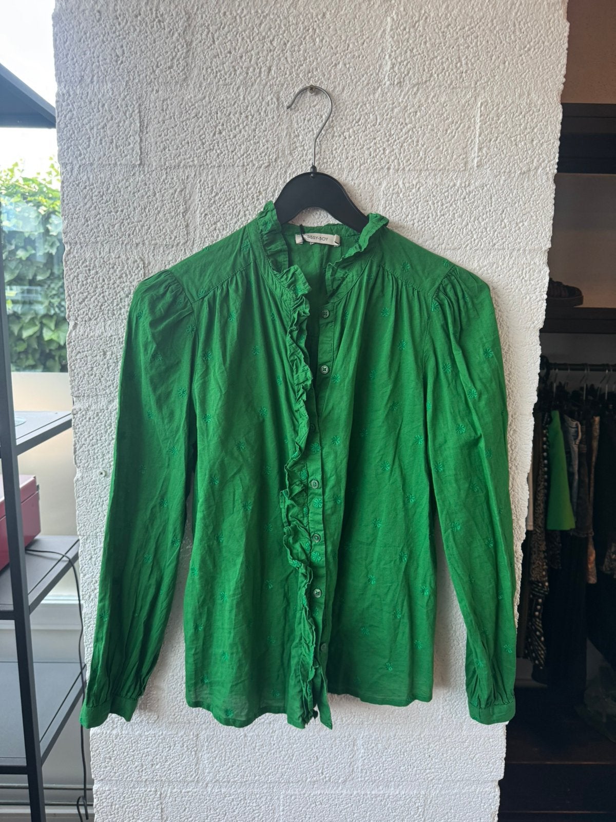 Sissy boy blouse groen maat S, Kleding | Dames, Ophalen of Verzenden, Zo goed als nieuw, Maat 38/40 (M), Groen