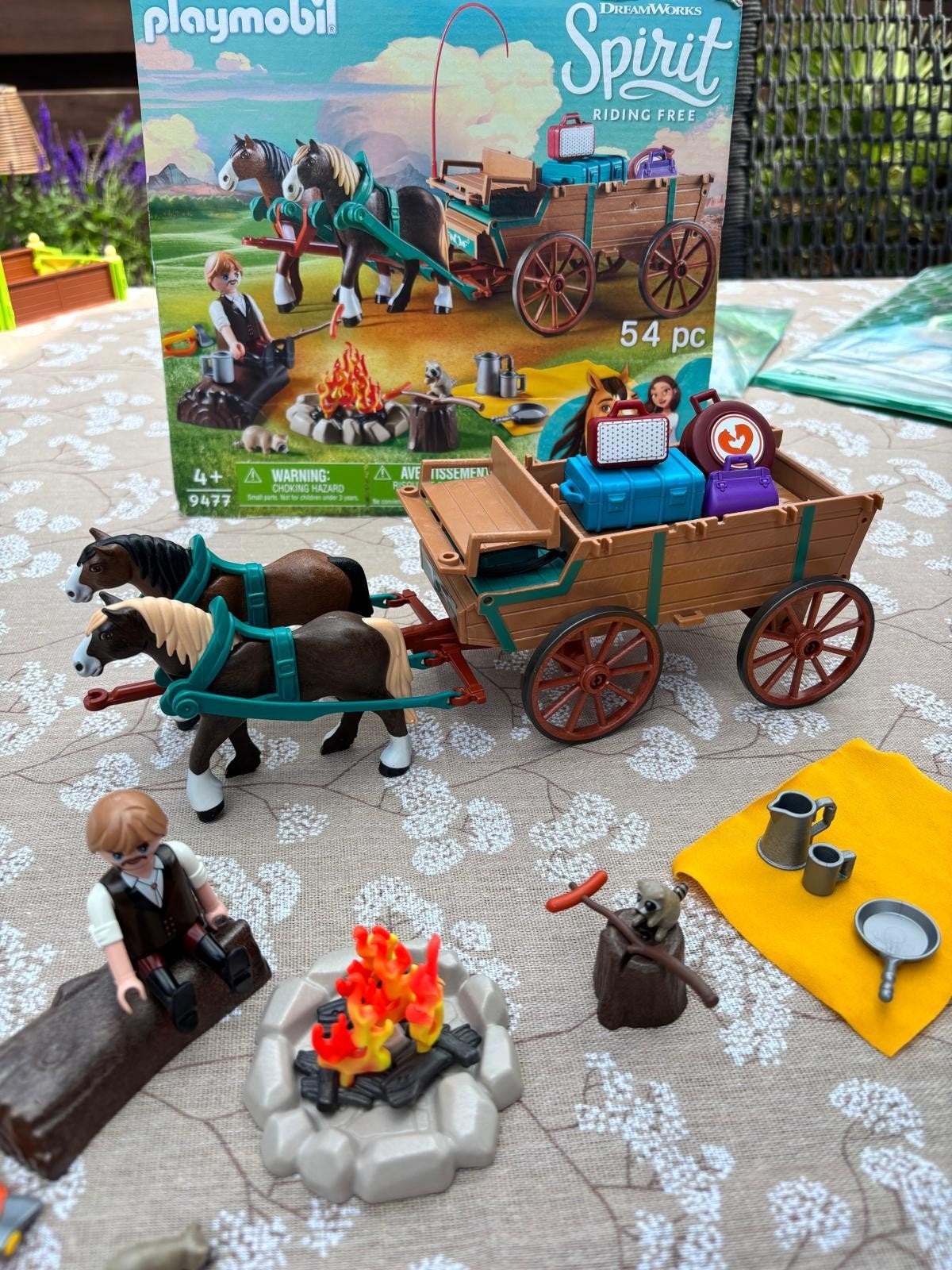 Playmobil Spirit Riding Free Paardenkoets 9477, Ophalen, Zo goed als nieuw