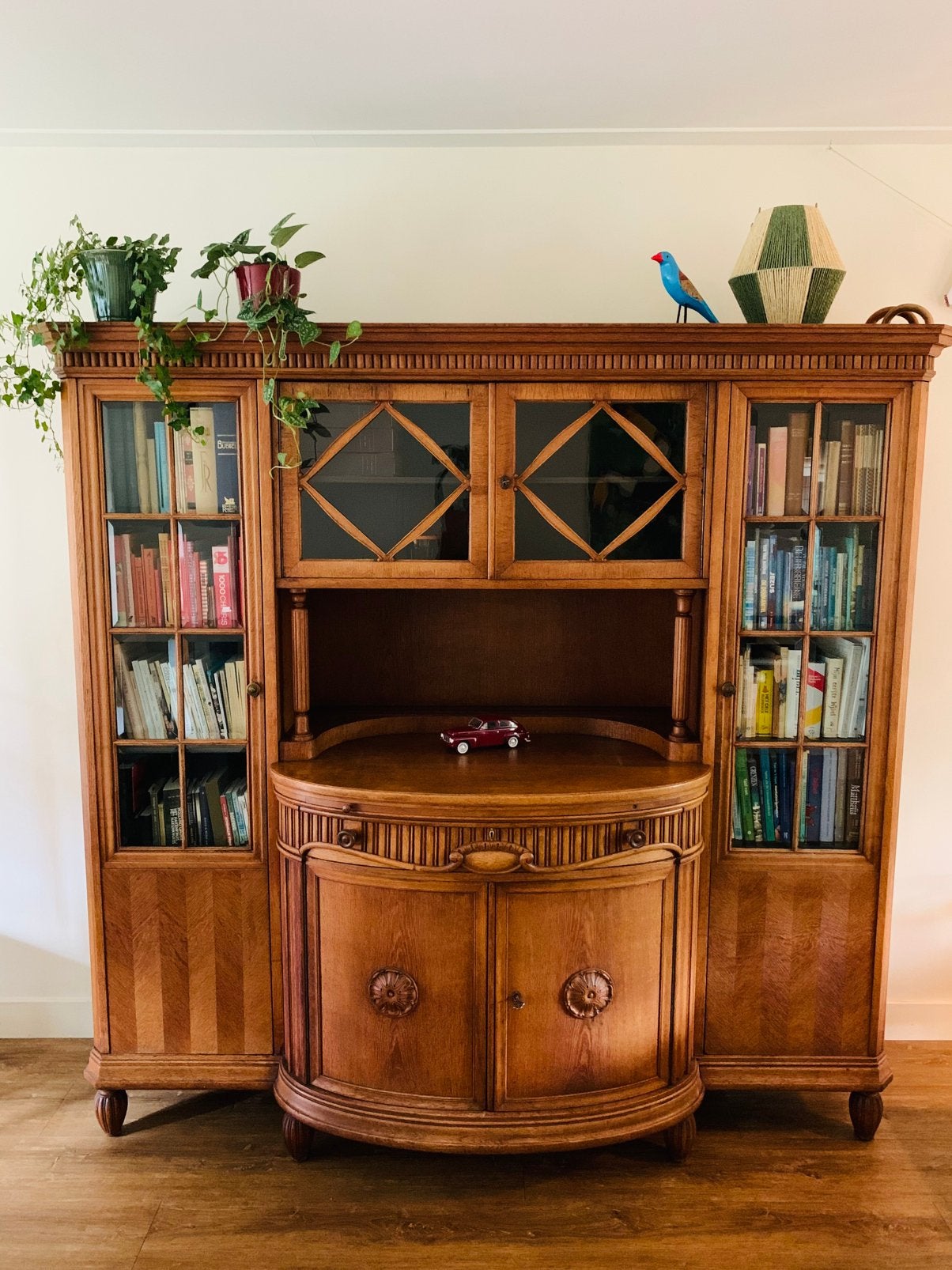 Antieke boekenkast/wandkast/buffetkast, Antiek en Kunst, Ophalen