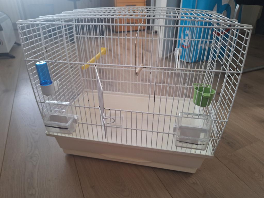 Vogelkooi, Dieren en Toebehoren, Vogels | Hokken en Kooien, Ophalen, Gebruikt, Metaal, Vogelkooi