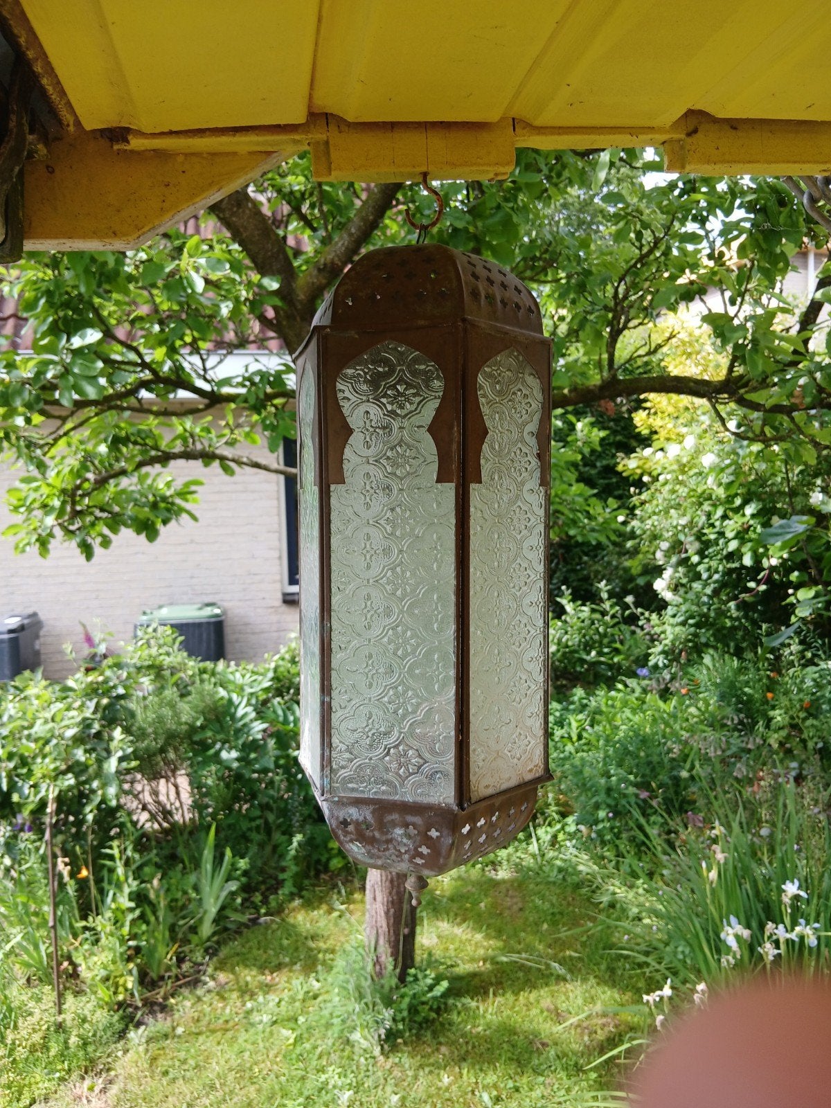 Oosterse marokaanse lamp, Ophalen