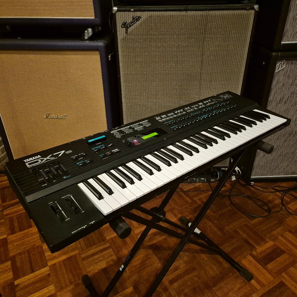 Yamaha DX7S - 16-Voice FM Synthesizer (1986–1989), Muziek en Instrumenten, Ophalen, Yamaha, Met midi-aansluiting, 61 toetsen