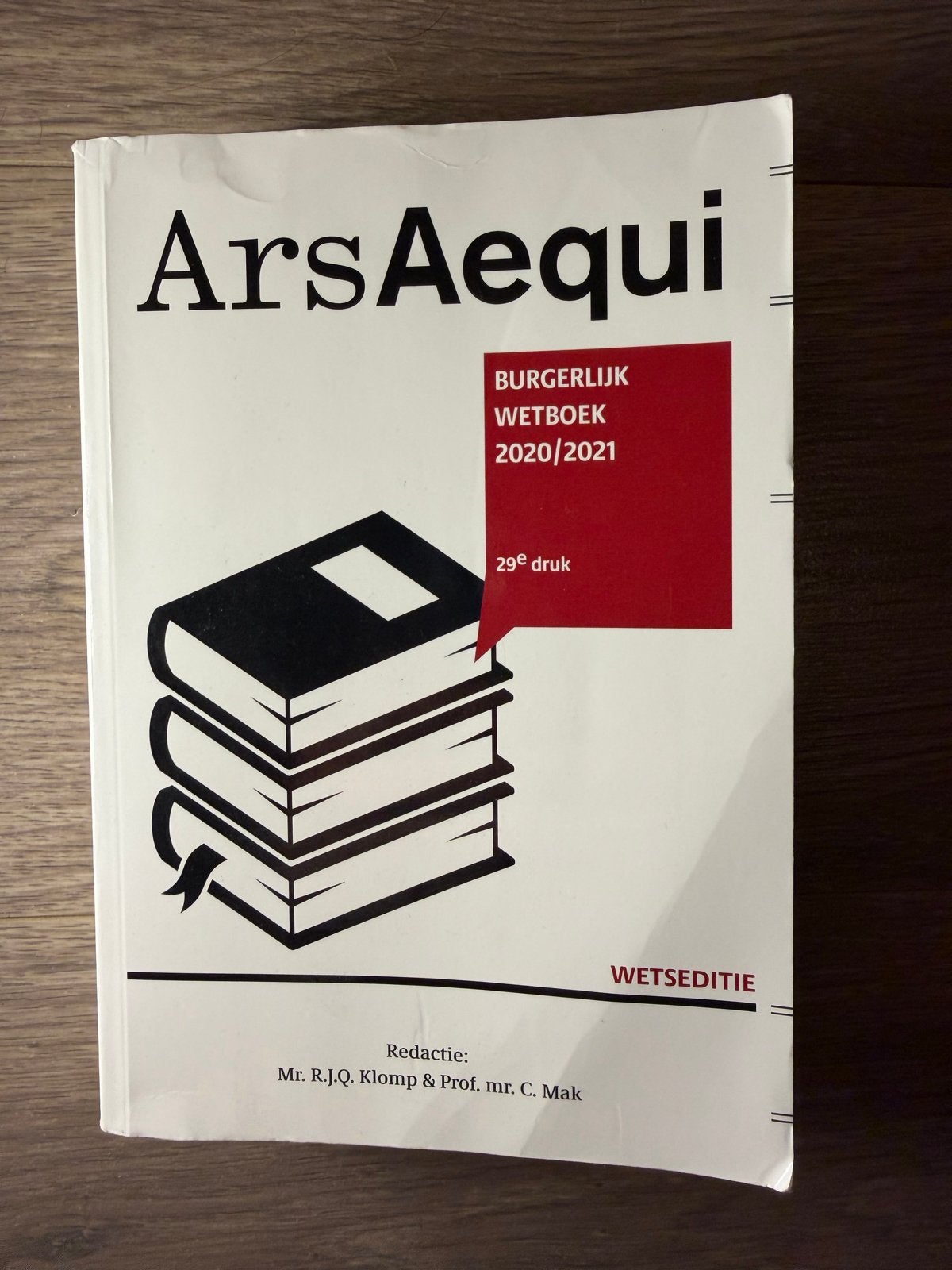 Burgerlijk Wetboek 2020/2021 - ArsAequi Wetseditie, Ophalen of Verzenden, Gamma, Zo goed als nieuw, WO