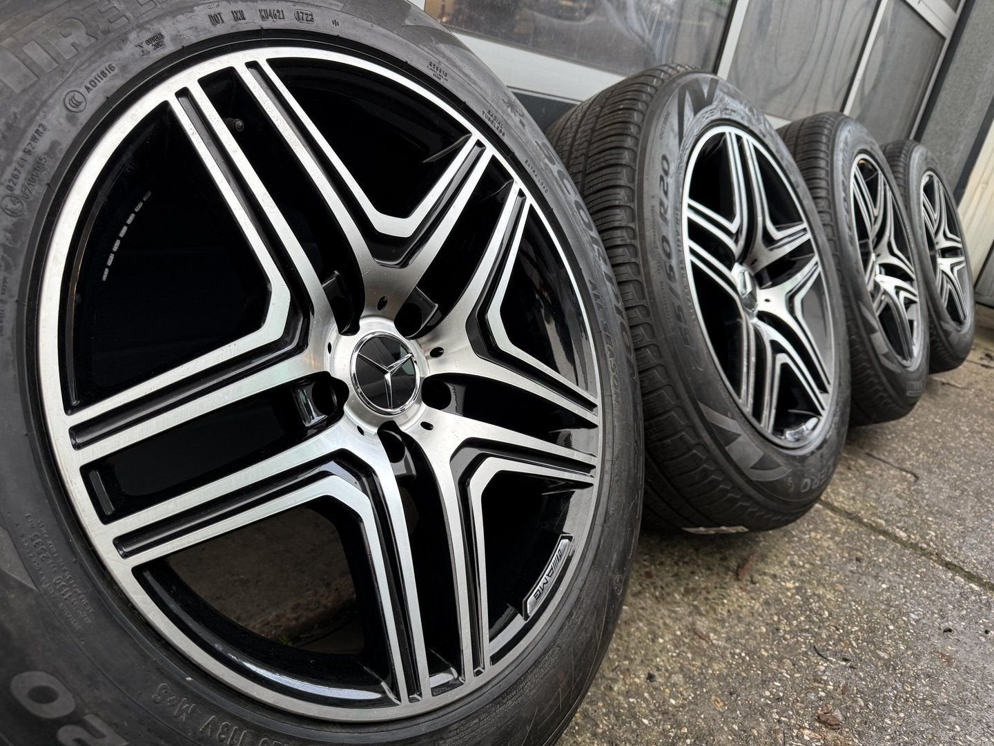 20 " Mercedes G klasse G500 G63 G65 AMG W460 W463 AMG velgen, 255 mm, -, -, Banden en Velgen