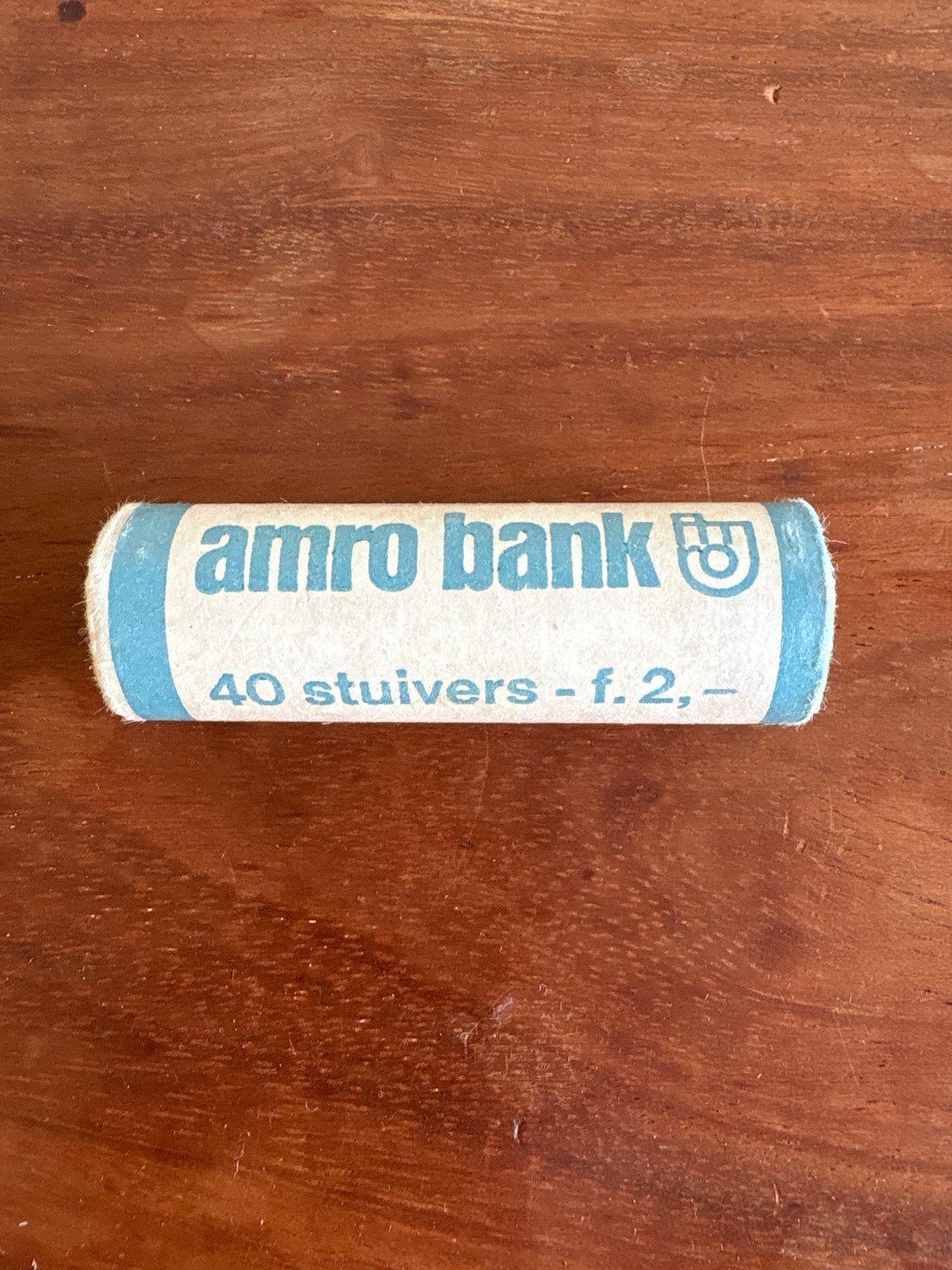 Amro Bank rol met 40 stuivers, 1980 (2 gulden), Ophalen of Verzenden, Koningin Juliana, Overige waardes, Setje