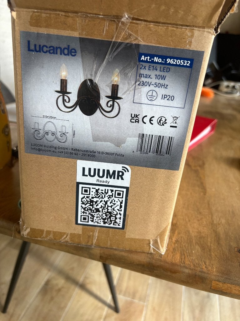 Wandlamp nieuw, Ophalen, Nieuw