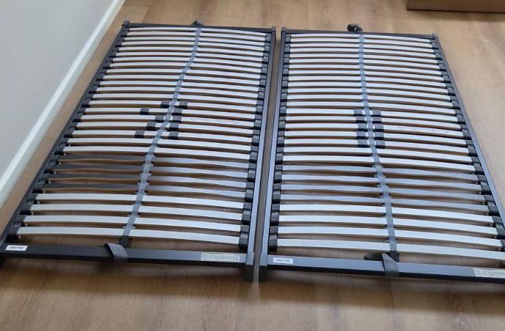 2x Lattenbodem Bossflex 400VL 80/200, Ophalen, Eenpersoons, Zo goed als nieuw, 80 cm