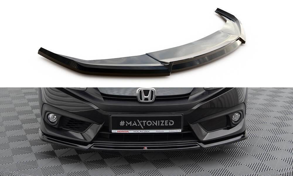 Voorlip spoiler sideskirt diffuser - Honda Civic 17-22, Ophalen of Verzenden