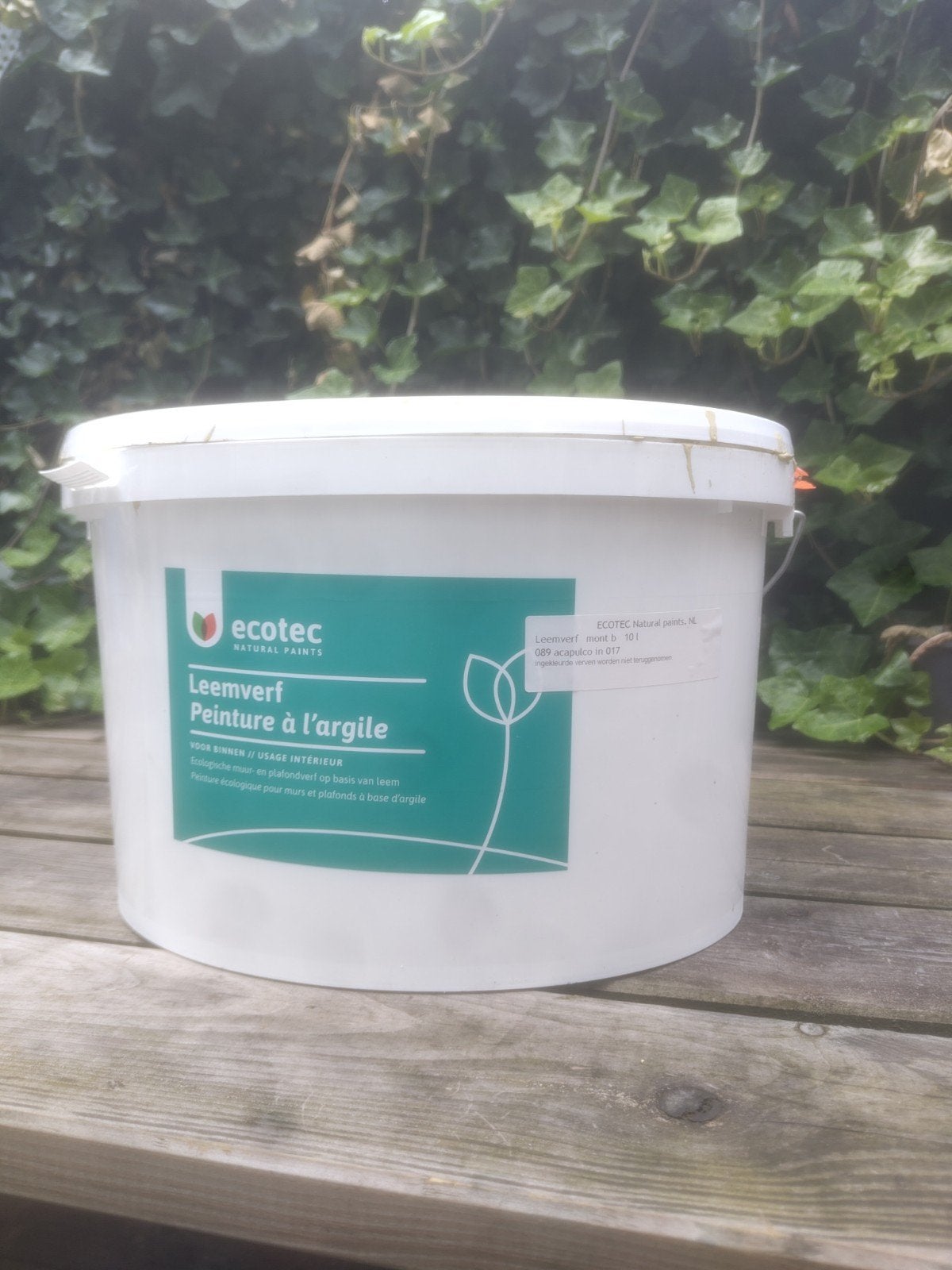 Ecotec Leemverf Acapulco 89 5L, 5 tot 10 liter, Ophalen of Verzenden, Verf