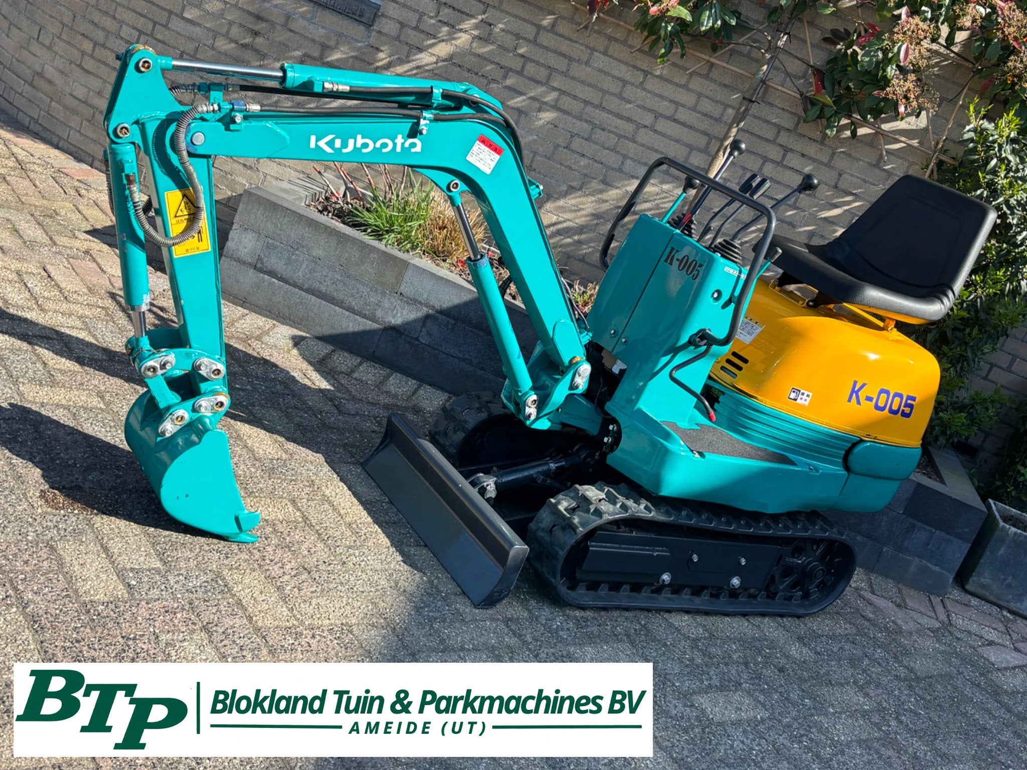 Kubota k-005 Diesel minigraver gebruikte micrograver, Graafmachine