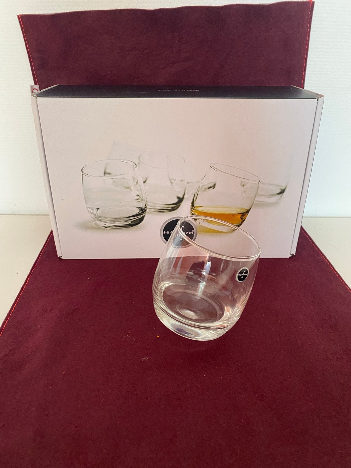 Sagaform Club Tumblers met afgeronde bodem, 6 stuks, Nieuw, Ophalen of Verzenden, Wit, Overige merken