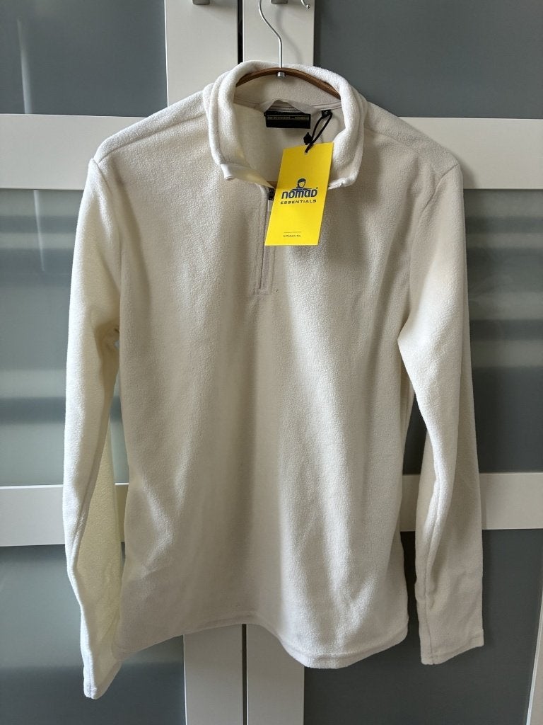 Nomad fleece trui maat 38/M Off white nieuw, Maat 38/40 (M), Wit, Nomad, Nieuw