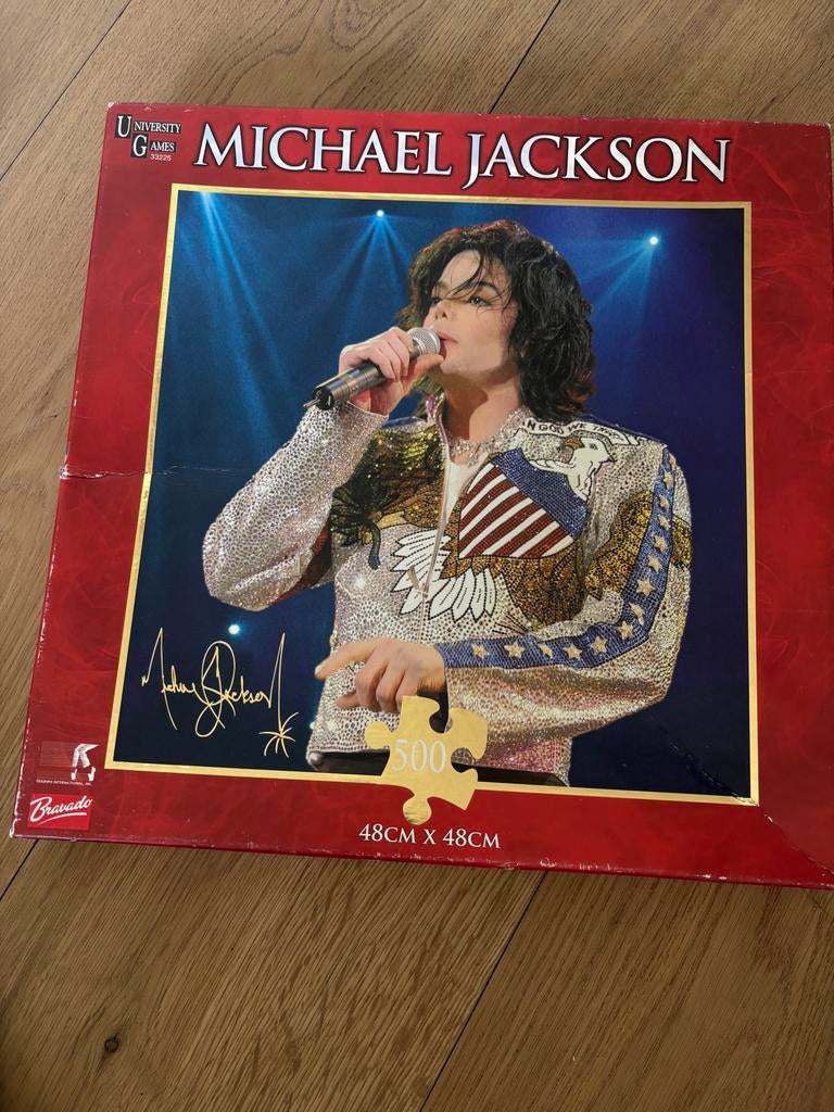 Michael Jackson legpuzzel 500 stukjes, Hobby en Vrije tijd, Ophalen of Verzenden, 500 t/m 1500 stukjes, Gebruikt, Legpuzzel