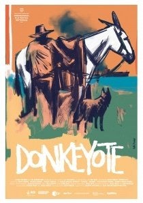 DONKEYOTE      filmposter., Rechthoekig Staand, Verzenden, Zo goed als nieuw, A1 t/m A3