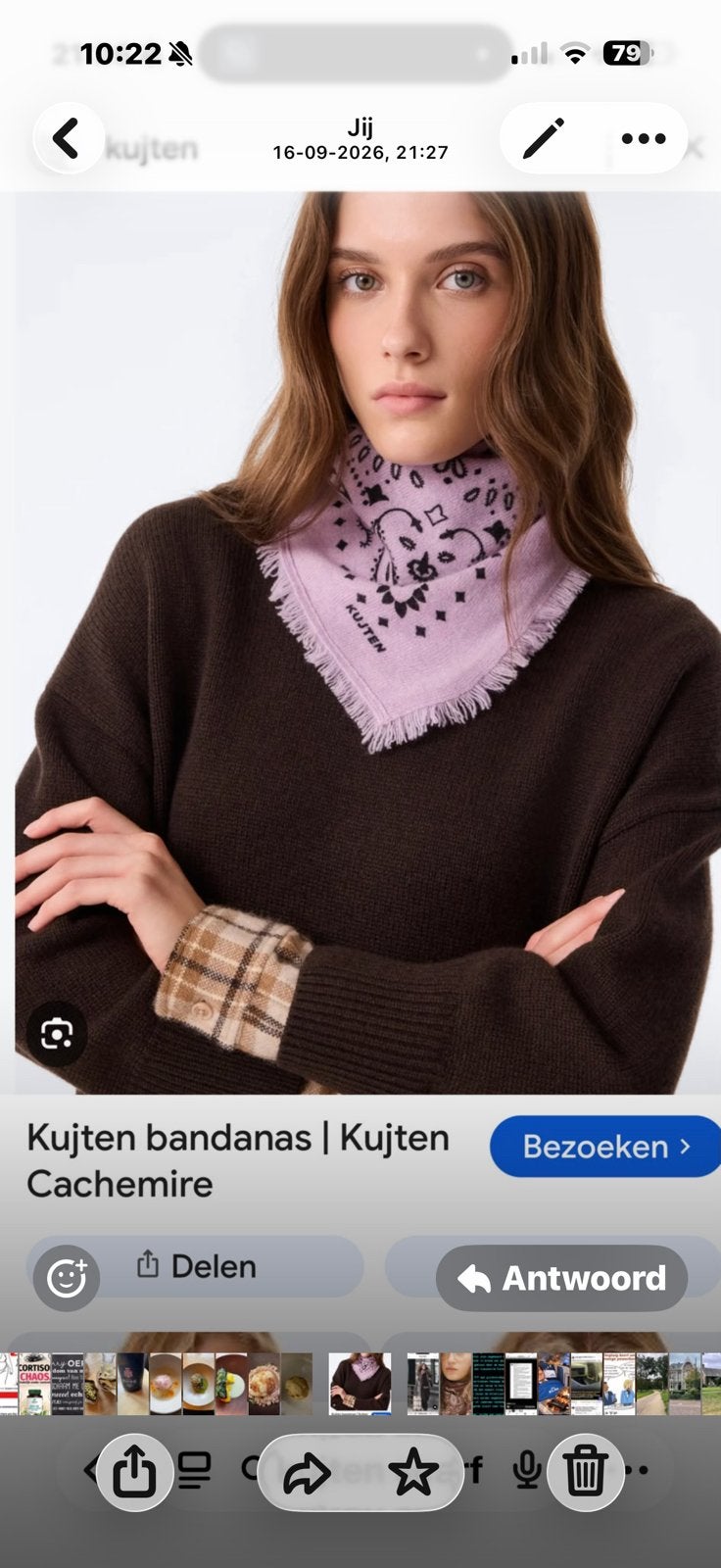 Kujten style bandanas, Verzenden, Nieuw, Sjaal