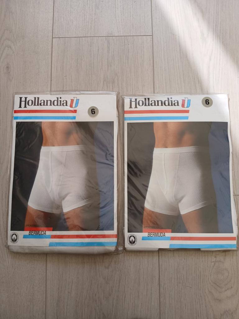 Hollandia 2 witte onderbroeken maat XL/6, Ophalen of Verzenden, Wit, Hollandia, Slip