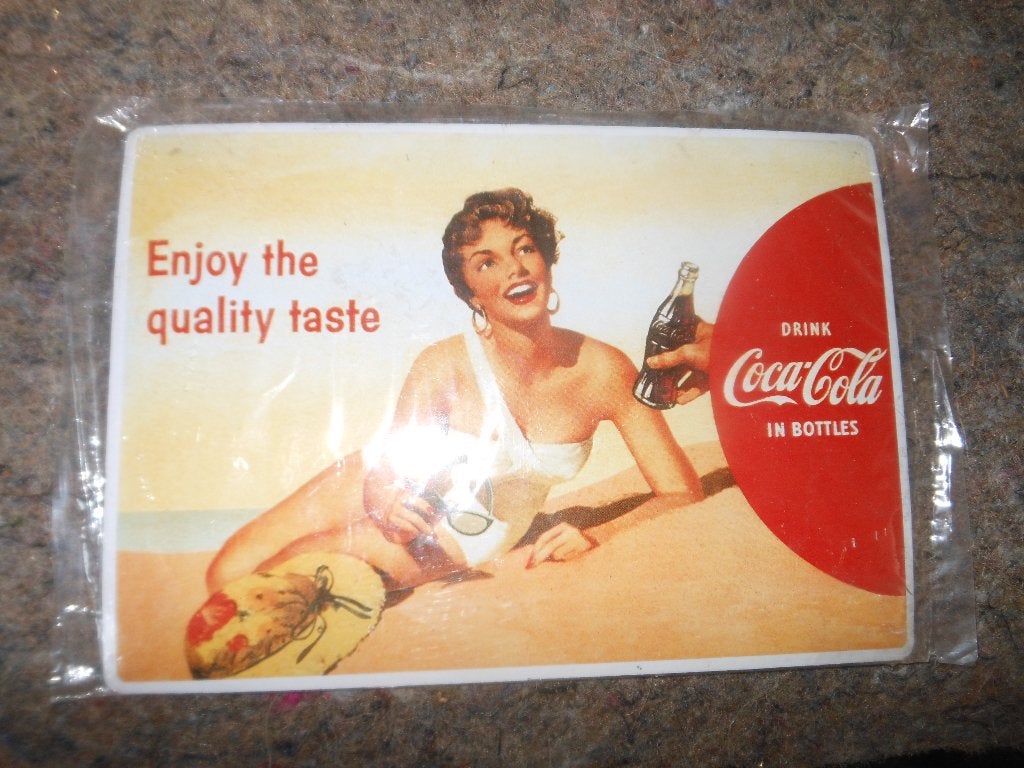 Metalen Coca-Cola reclameborden, nog in folie, Ophalen, Nieuw, Reclamebord