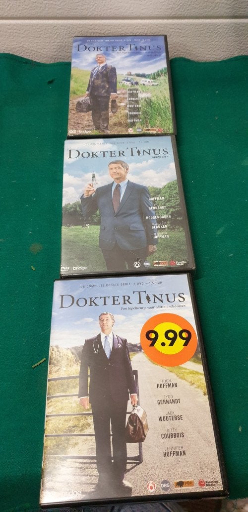 dvd 3x serie dokter tinus, Ophalen of Verzenden