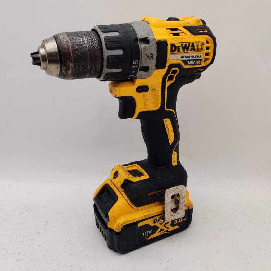 DeWalt DCD791Schroefboormacine met 18V 5.0Ah accu €149.99, Dewalt, Ophalen of Verzenden, Zo goed als nieuw, Dewalt
