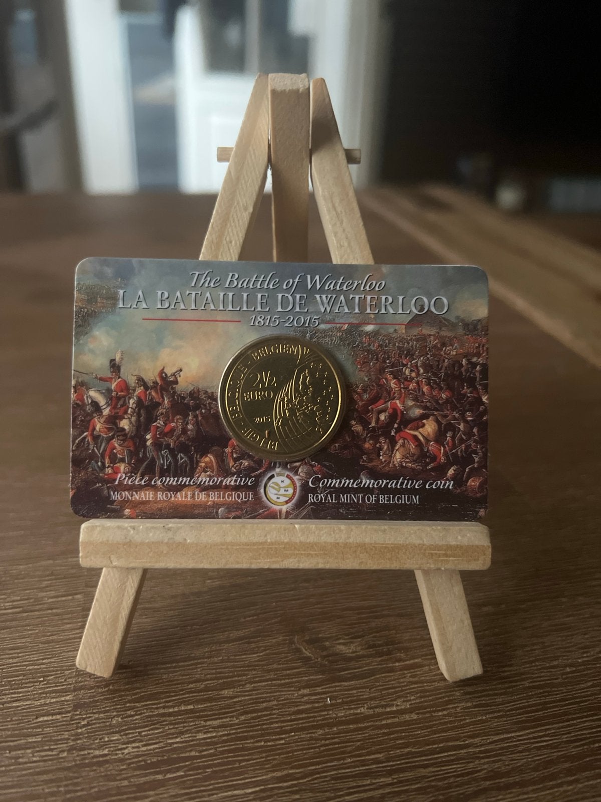 2 Euro Herdenkingsmunt Slag bij Waterloo 1815-2015, Ophalen of Verzenden, Overig, Losse munt
