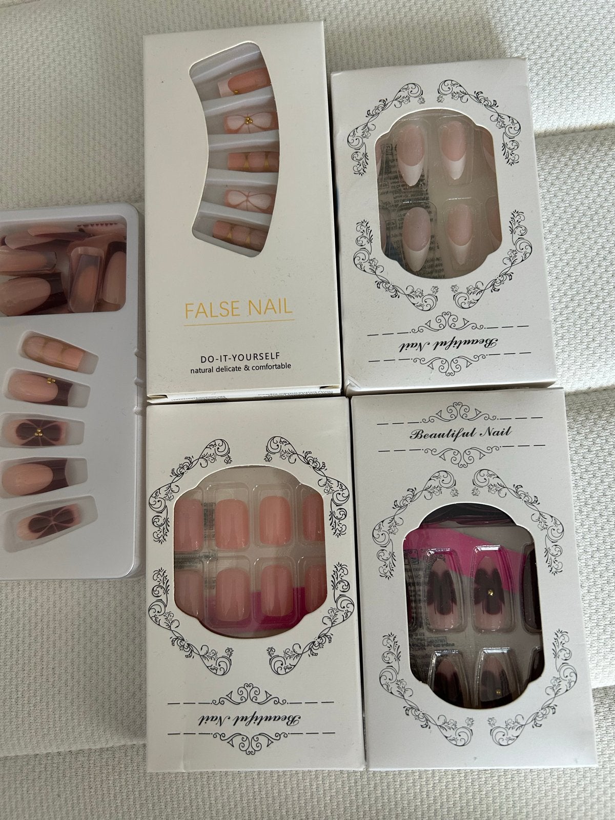 5 Sets Kunstnagels - Diverse Stijlen, Ophalen of Verzenden, Nieuw, Overige typen