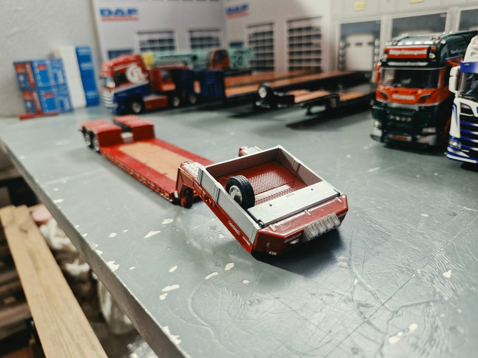 Dieplader nooteboom uitschuifbaar wsi, Ophalen of Verzenden, Zo goed als nieuw, Bus of Vrachtwagen, Wsi