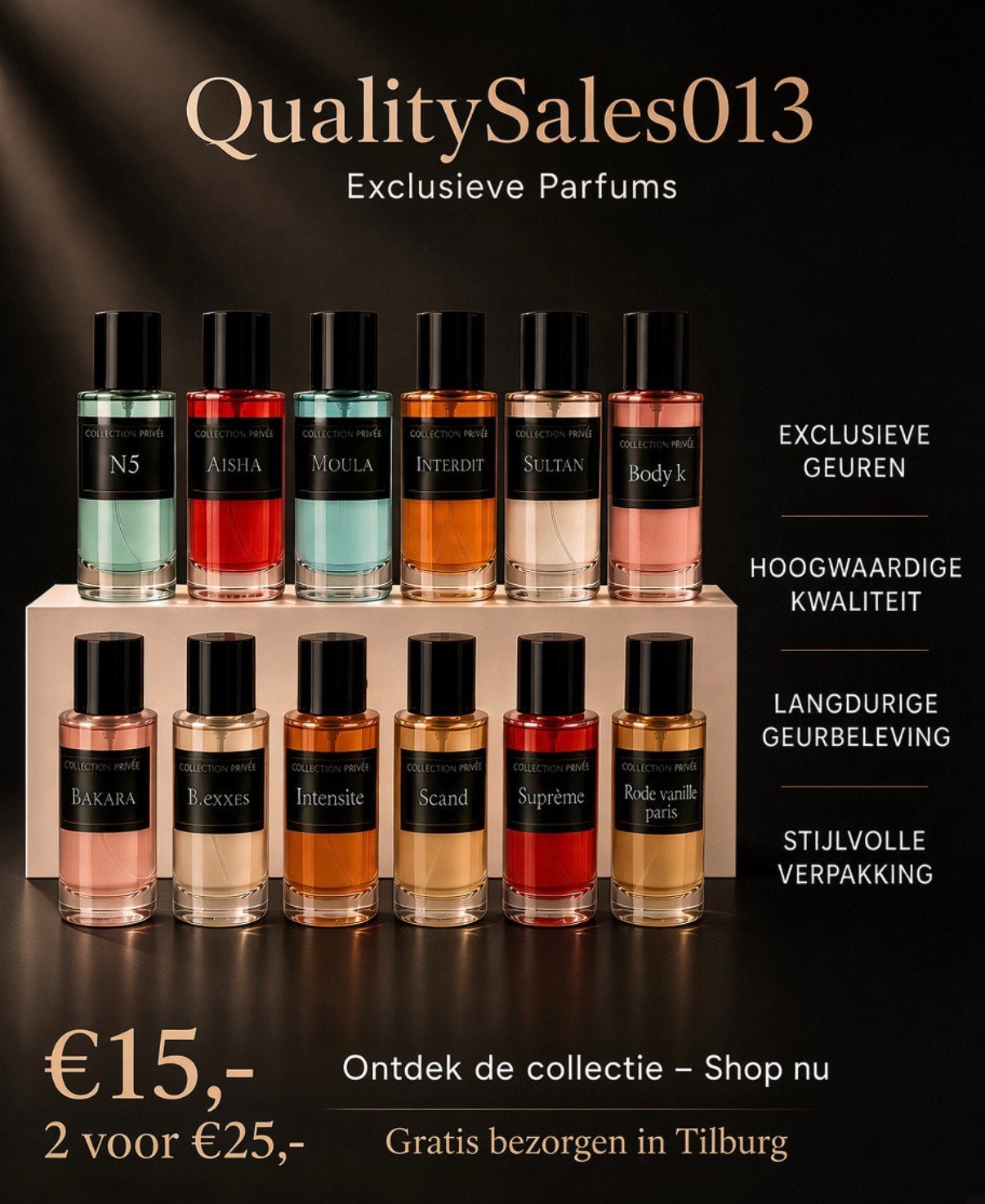 Collection prive paris parfums los/partij, Ophalen of Verzenden, Nieuw