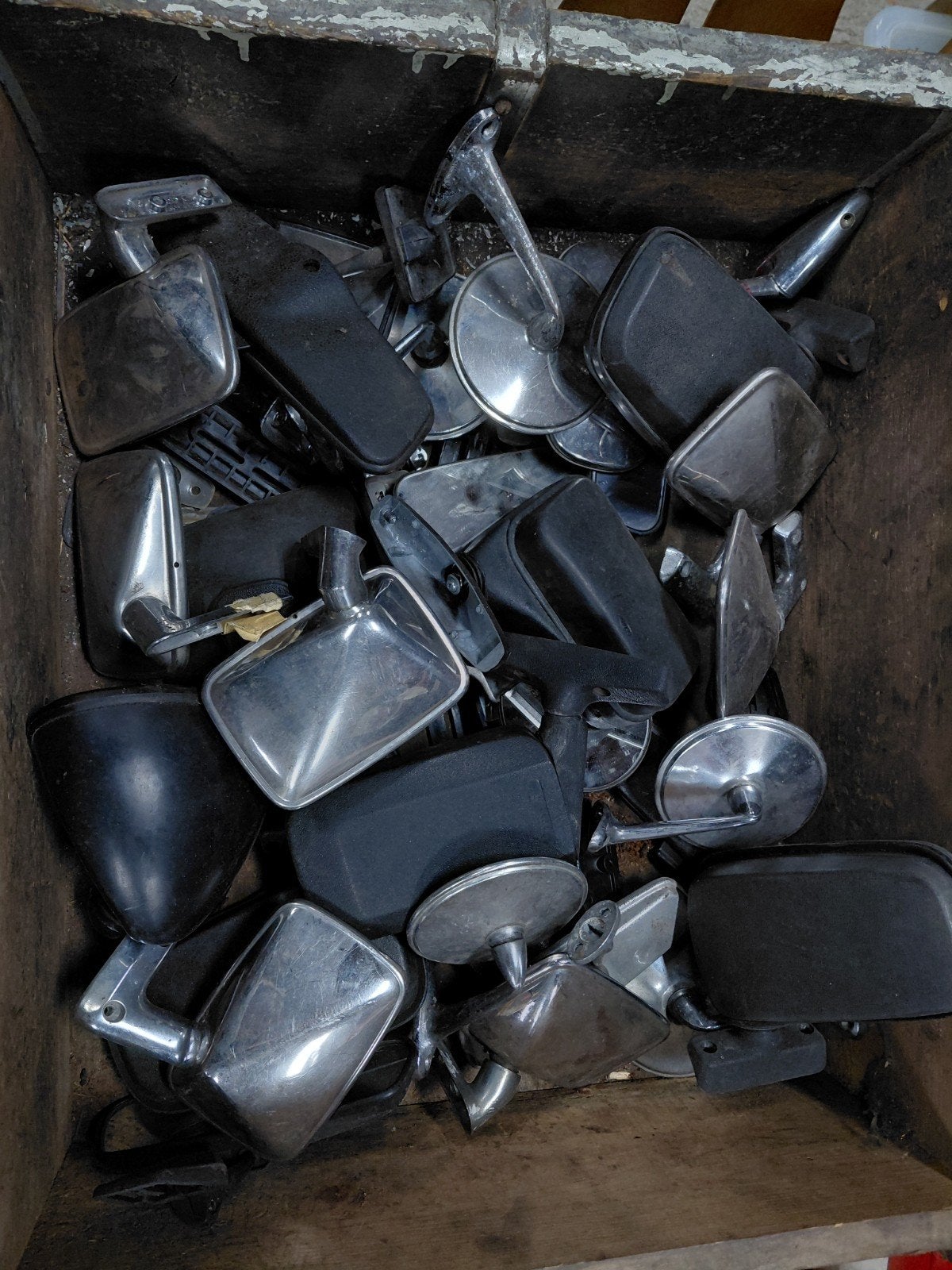 Bak vol opel oldtimer spiegels, Ophalen of Verzenden, Nieuw, Opel