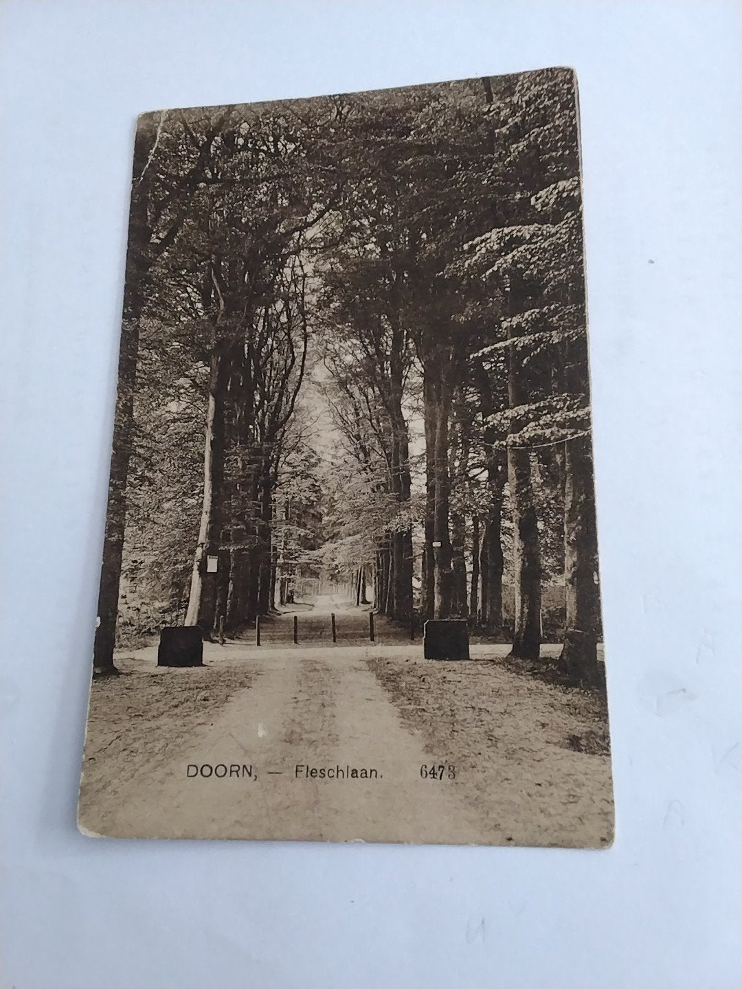 Oude Ansichtkaart Doorn - Fleschlaan, Verzamelen, Ansichtkaarten | Nederland, Ophalen of Verzenden, Voor 1920, Ongelopen, Utrecht
