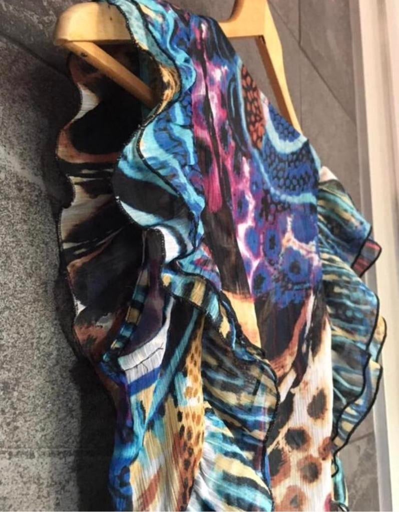 Prachtige Kleurrijke Blouse Top CLCT India Nieuw one SIZE, Maat 38/40 (M), Overige kleuren, Nieuw, Ophalen of Verzenden