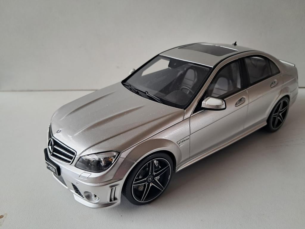 Mercedes C63 AMG silver, Ophalen of Verzenden, Nieuw, Auto, OttOMobile