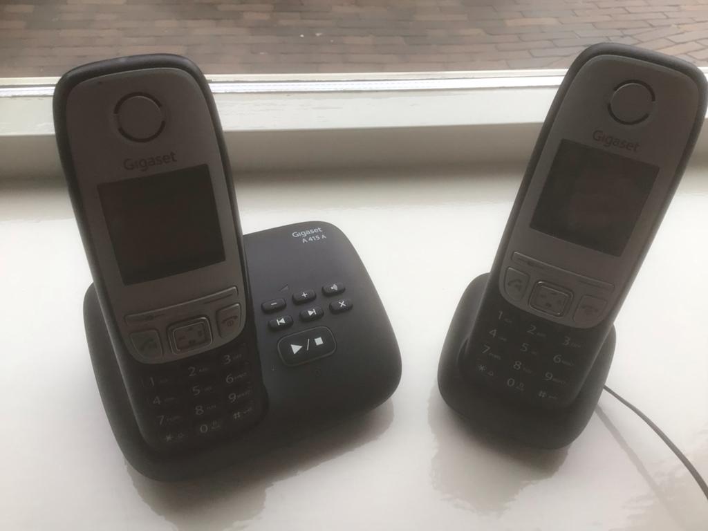 Gigaset A415 A draadloze telefoon met 2 handsets, Ophalen of Verzenden, Zo goed als nieuw, 2 handsets
