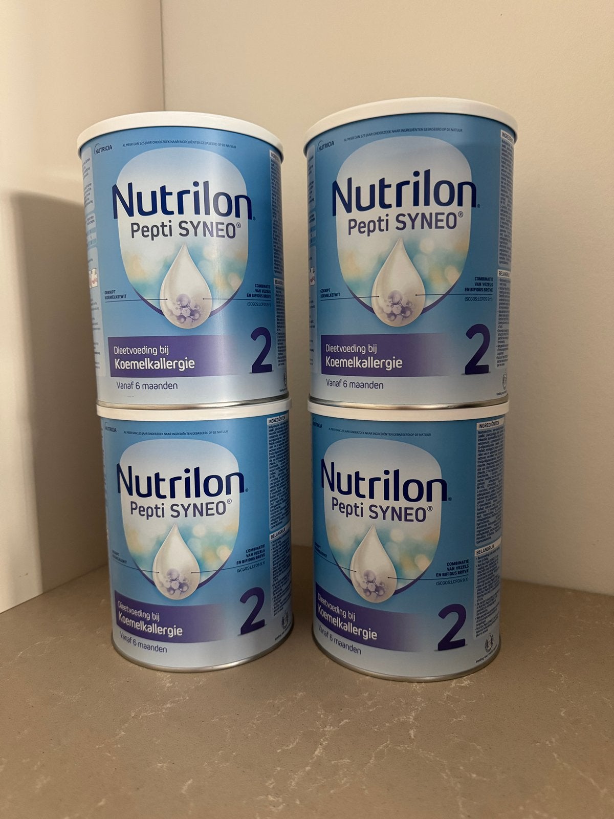 4 potten Nutrilon pepti Syneo 2, Ophalen, Nieuw, Overige typen