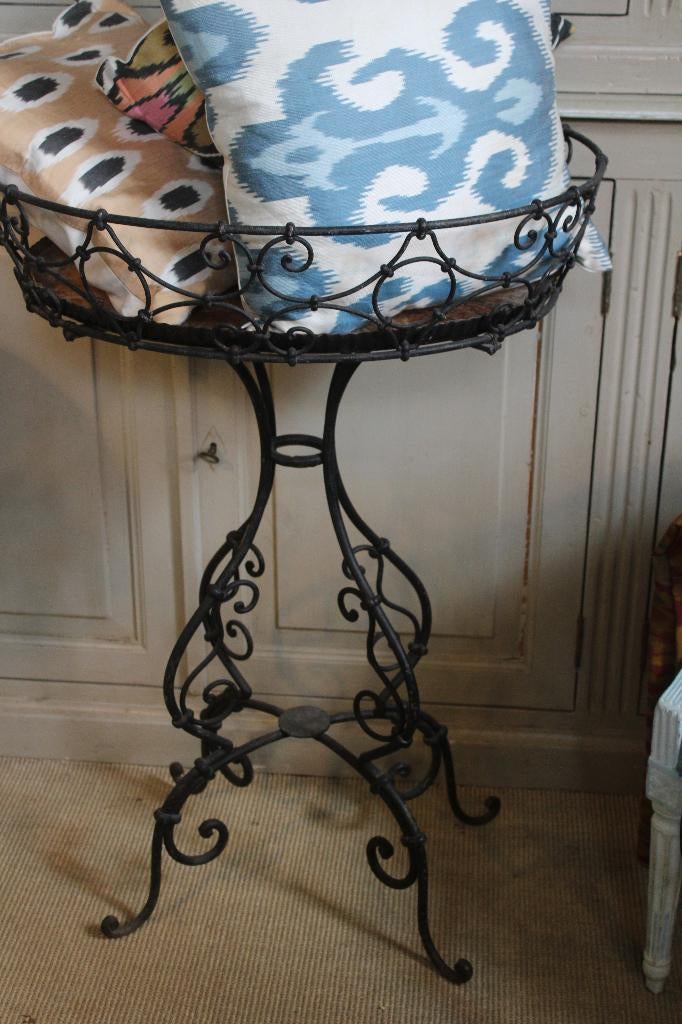 Antieke franse jardiniere gesmeed ijzer planten bak, Antiek en Kunst, Antiek | Woonaccessoires, Ophalen