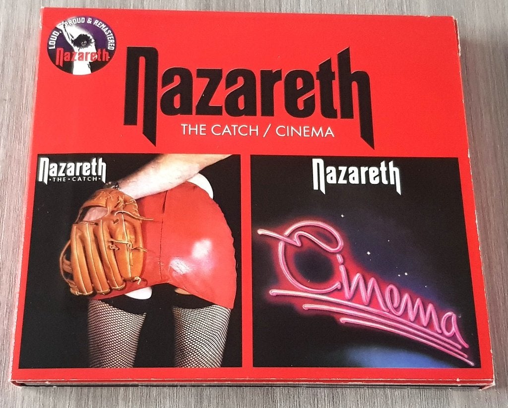 Nazareth - The Catch / Cinema [Rem.2 Cd's + 9 Bon.Tr.], Ophalen of Verzenden, Zo goed als nieuw, Hardrock, Digipak