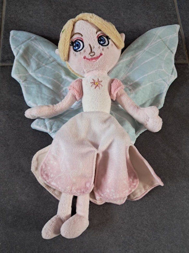Efteling knuffeldoekje elfje, Gebruikt, Verzenden, Roze, Knuffeldoekje