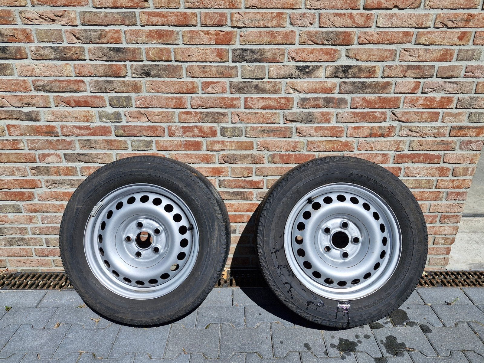 2x VW Transportervelg met band, Ophalen