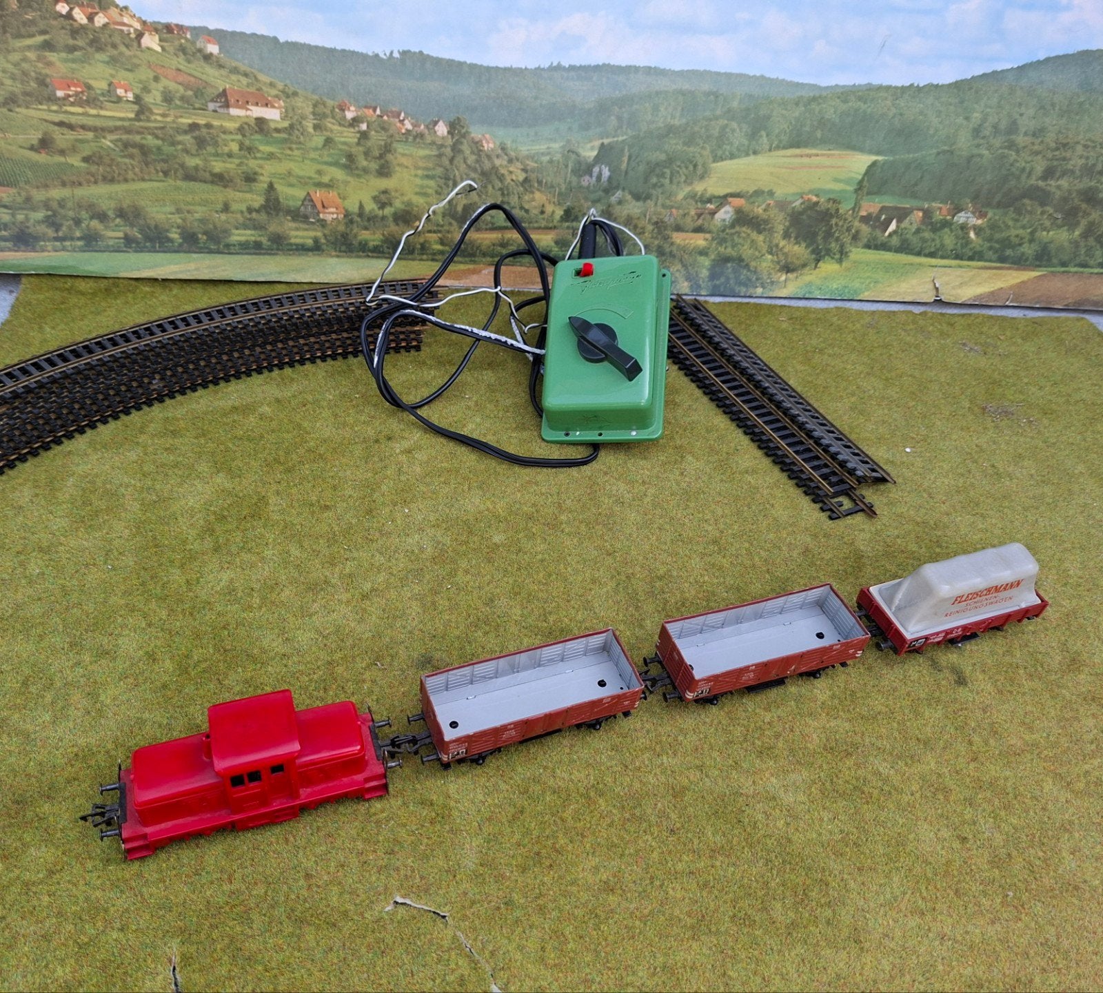 Fleischmann elektrische treinset  Startset, Hobby en Vrije tijd, Gelijkstroom, Fleischmann, Ophalen of Verzenden, Gebruikt