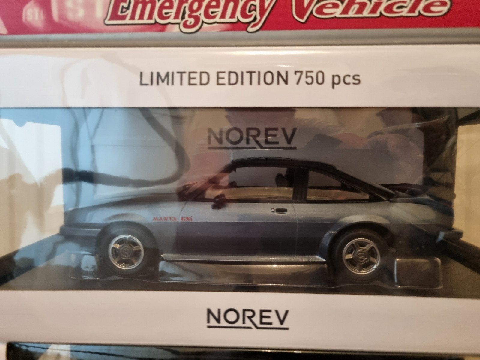 Norev Opel Manta GSi Exclusiv blauw, Ophalen of Verzenden, Nieuw, Norev