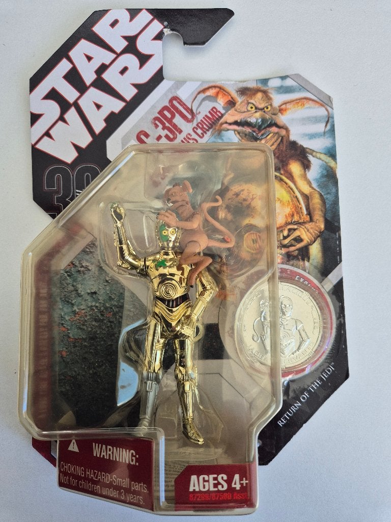 Star Wars TAC 30-30 C-3PO & Salacious Crumb Jabba's Servants, Verzamelen, Ophalen of Verzenden, Nieuw, Actiefiguurtje