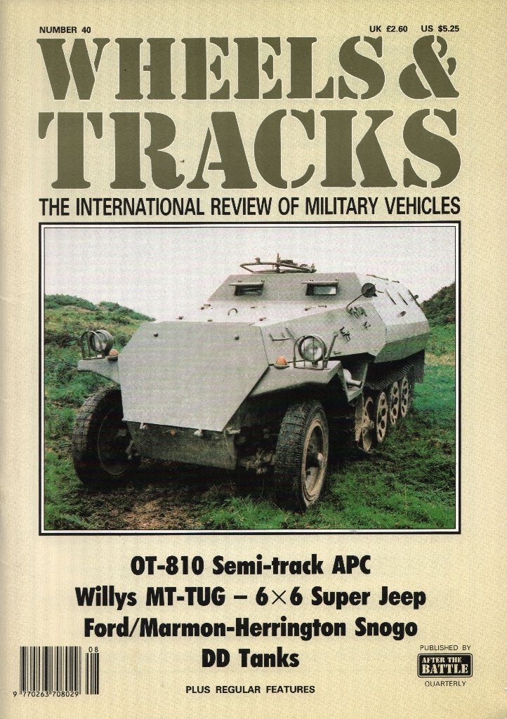 WHEELS & TRACKS magazine No 40 OT-810 Semi-track AP, Boeken, Verzenden, Voor 1940, Zo goed als nieuw, Landmacht