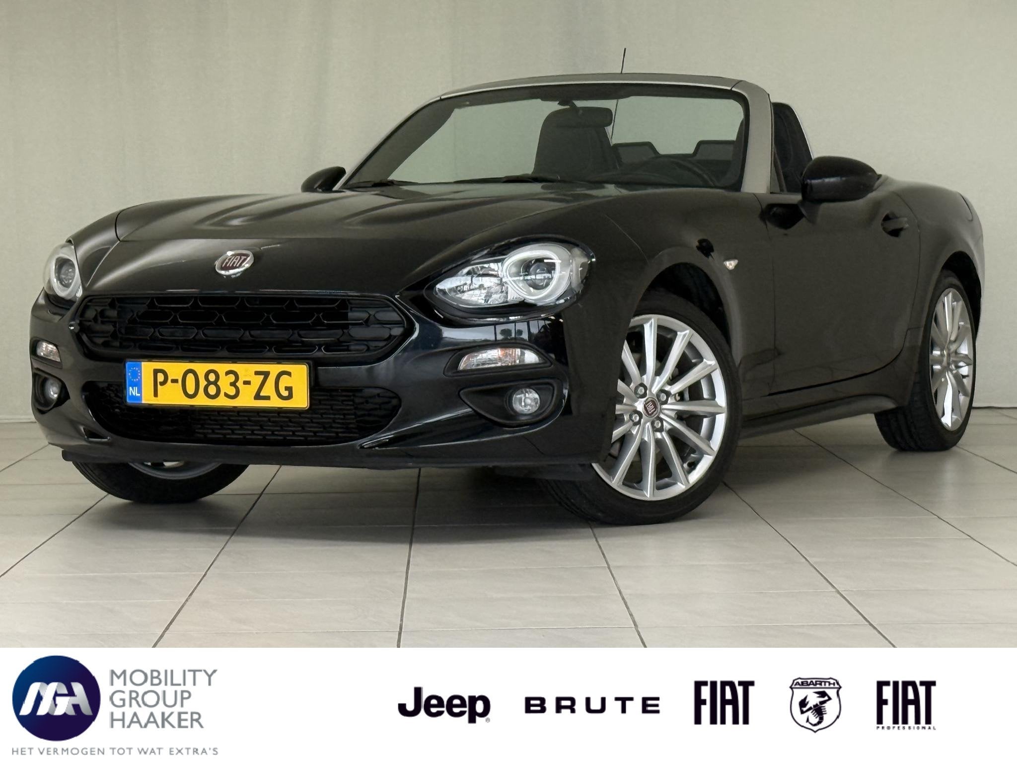 Fiat 124 Spider 1.4 MultiAir Turbo Lusso | Airco | Navigatie, Auto's, Automaat, Gebruikt, Cabriolet, Leder