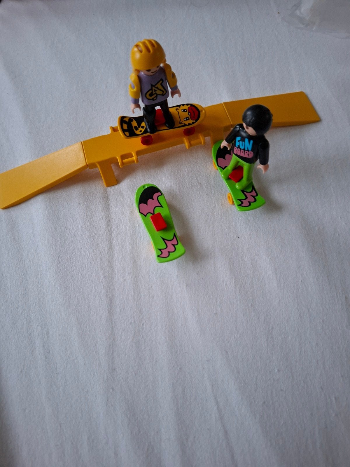 Playmobil Skateboarders met Fun Board en rail, Ophalen of Verzenden