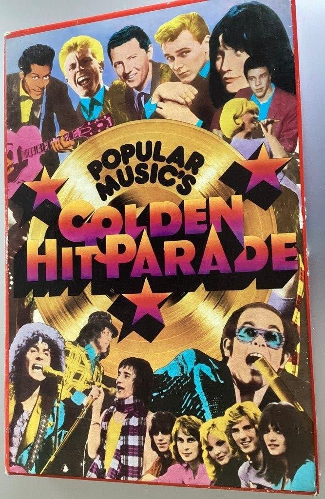 Golden Hitparade 4 cassettes in box, Gebruikt, 2 t/m 25 bandjes, Overige genres, Ophalen of Verzenden