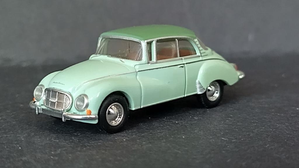 Dkw Auto Union 1000 S Mint groen 1:87 Brekina Pol, Brekina Gmbh, Auto, Verzenden, Nieuw